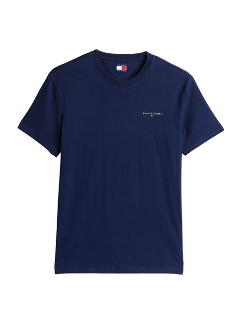 T-shirt blu in cotone Tommy Jeans | DM0DM21188C1G